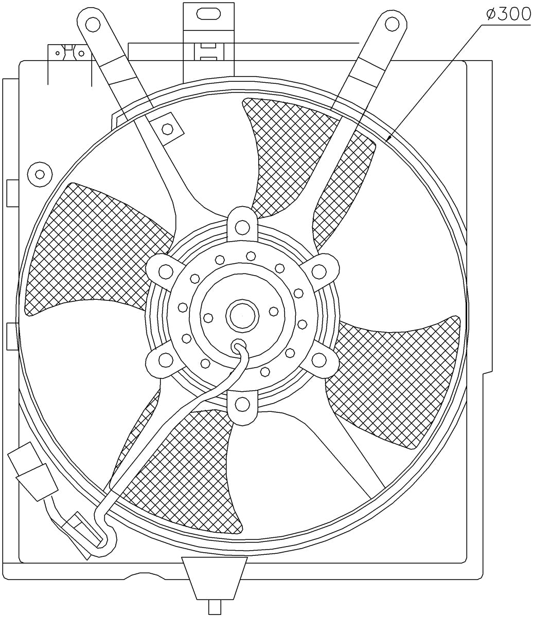 A/C Condenser Fan Assembly - Volvo