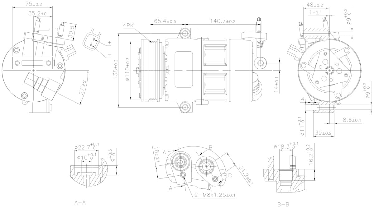 A/C Compressor - Ford