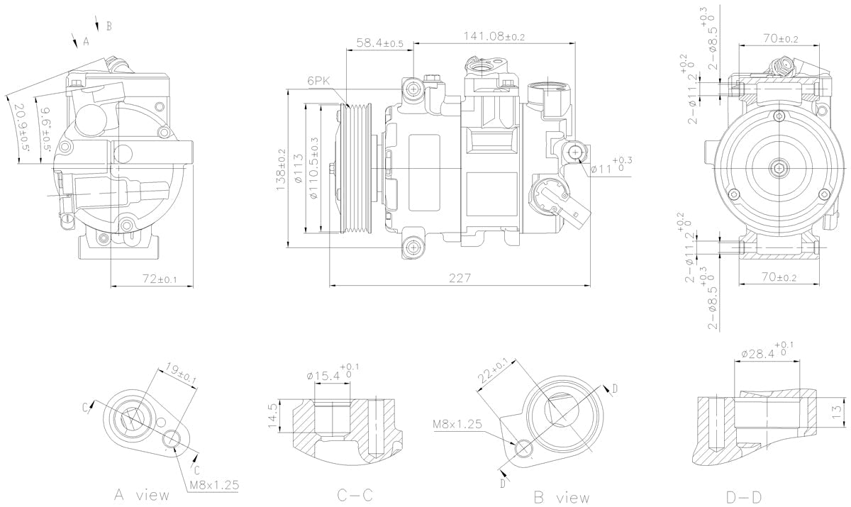 Air Conditioning Compressor - VW/Audi
