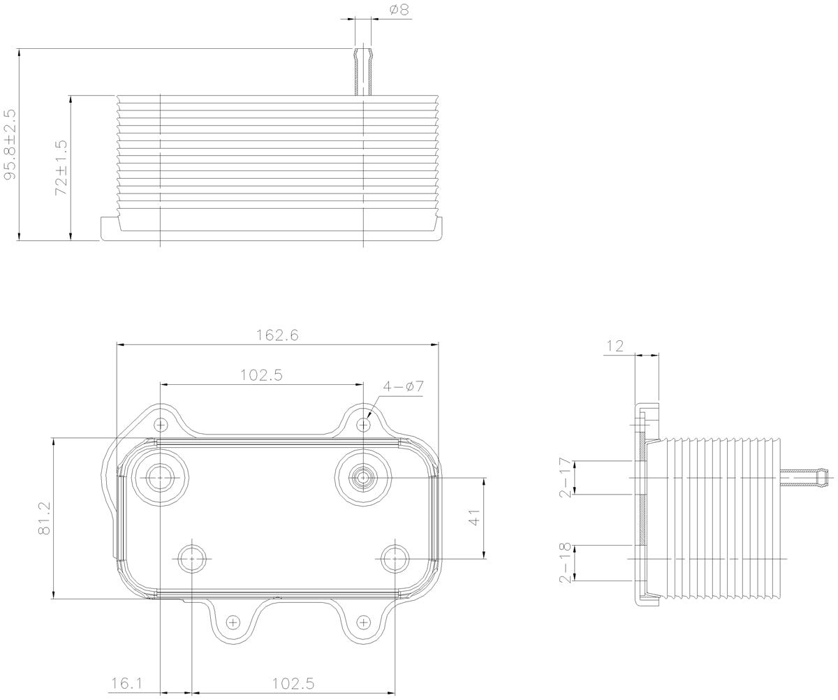 Engine Oil Cooler - Porsche