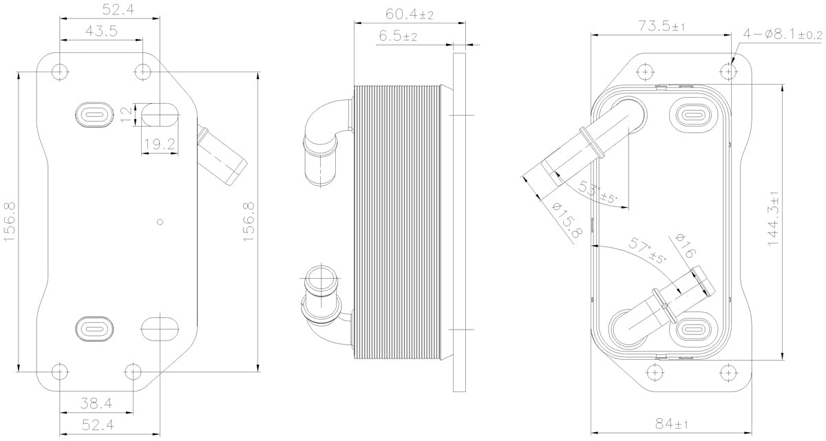 Engine Oil Cooler - Volvo