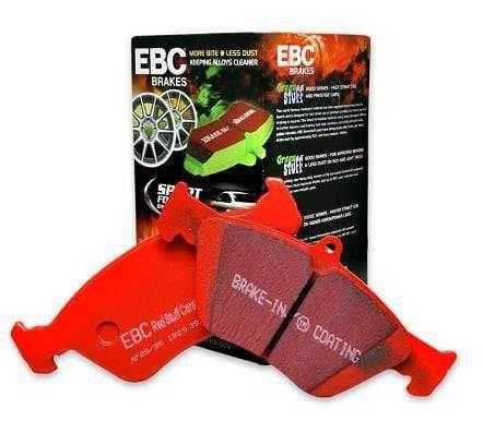 Front | EBC RedStuff Ceramic Race Brake Pads | Mk7 Golf | GTi | Audi A3 | TT (312 | 288mm)