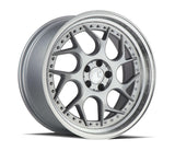 Aodhan DS01 18" 5x100 Silver Machined Lip w/Chrome Rivets
