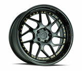 Aodhan DS01 18" 5x120 Gloss Black W /Gold Rivets