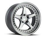 Aodhan DS05 18" 5x100 Silver w/Machined Face