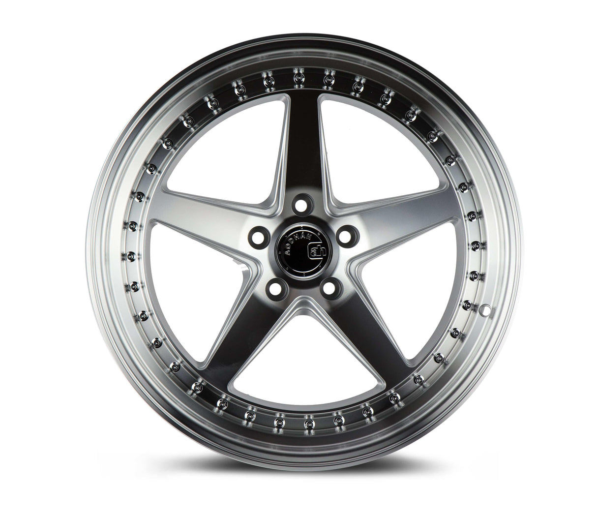 Aodhan DS05 18" 5x100 Silver w/Machined Face
