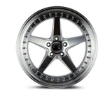Aodhan DS05 18" 5x100 Silver w/Machined Face