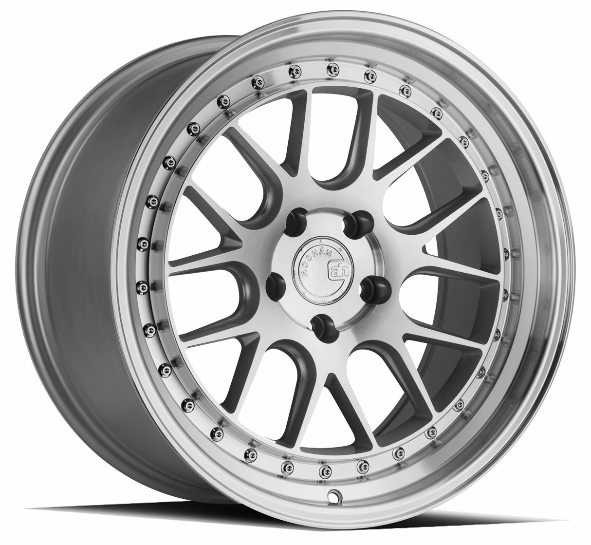 Aodhan DS06 19" 5x114.3 Silver w/Machined Face