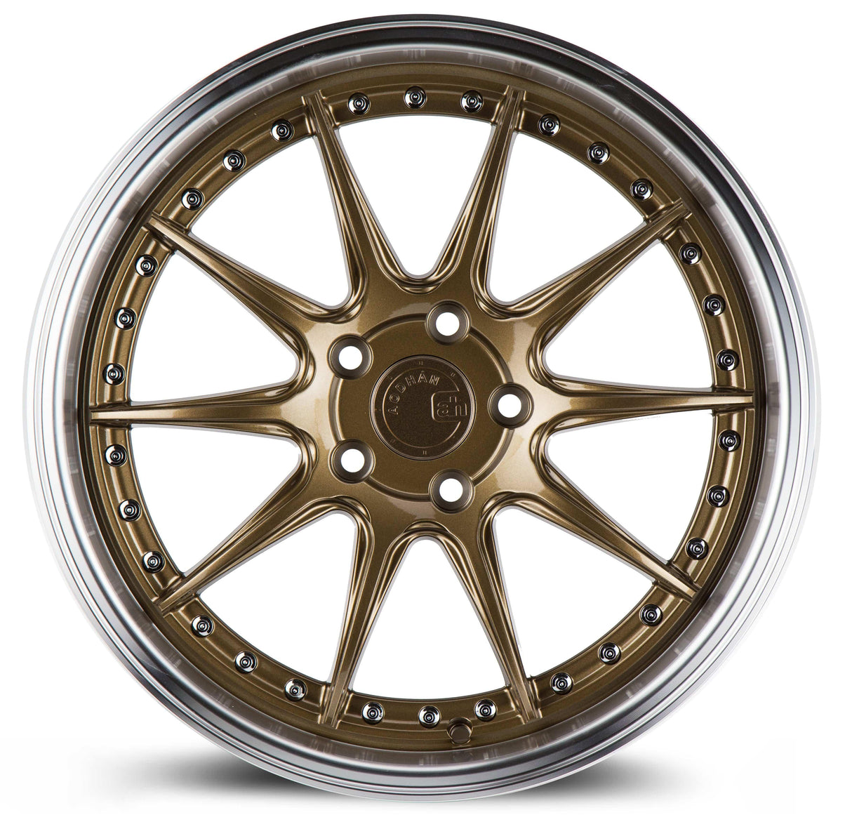 Aodhan DS07 18" 5x100 Bronze w/Machined Lip
