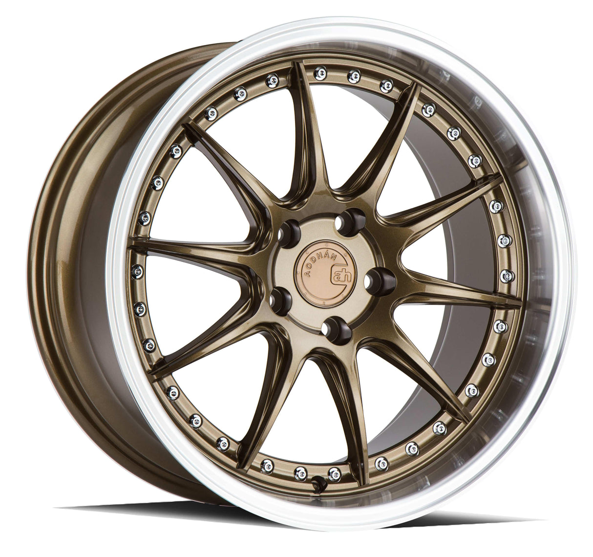 Aodhan DS07 18" 5x100 Bronze w/Machined Lip