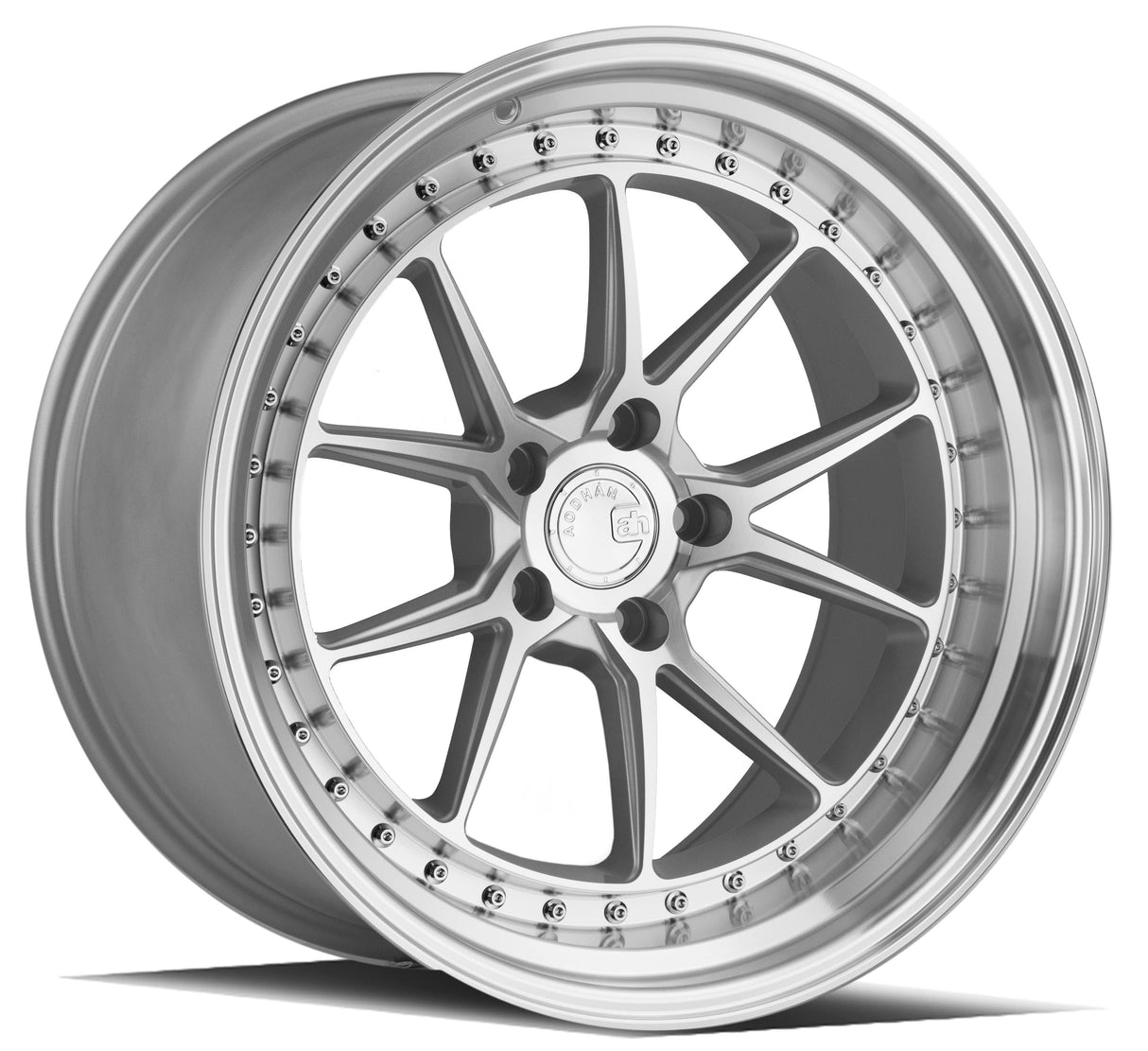 Aodhan DS08 19" 5x114.3 Silver w/Machined Face