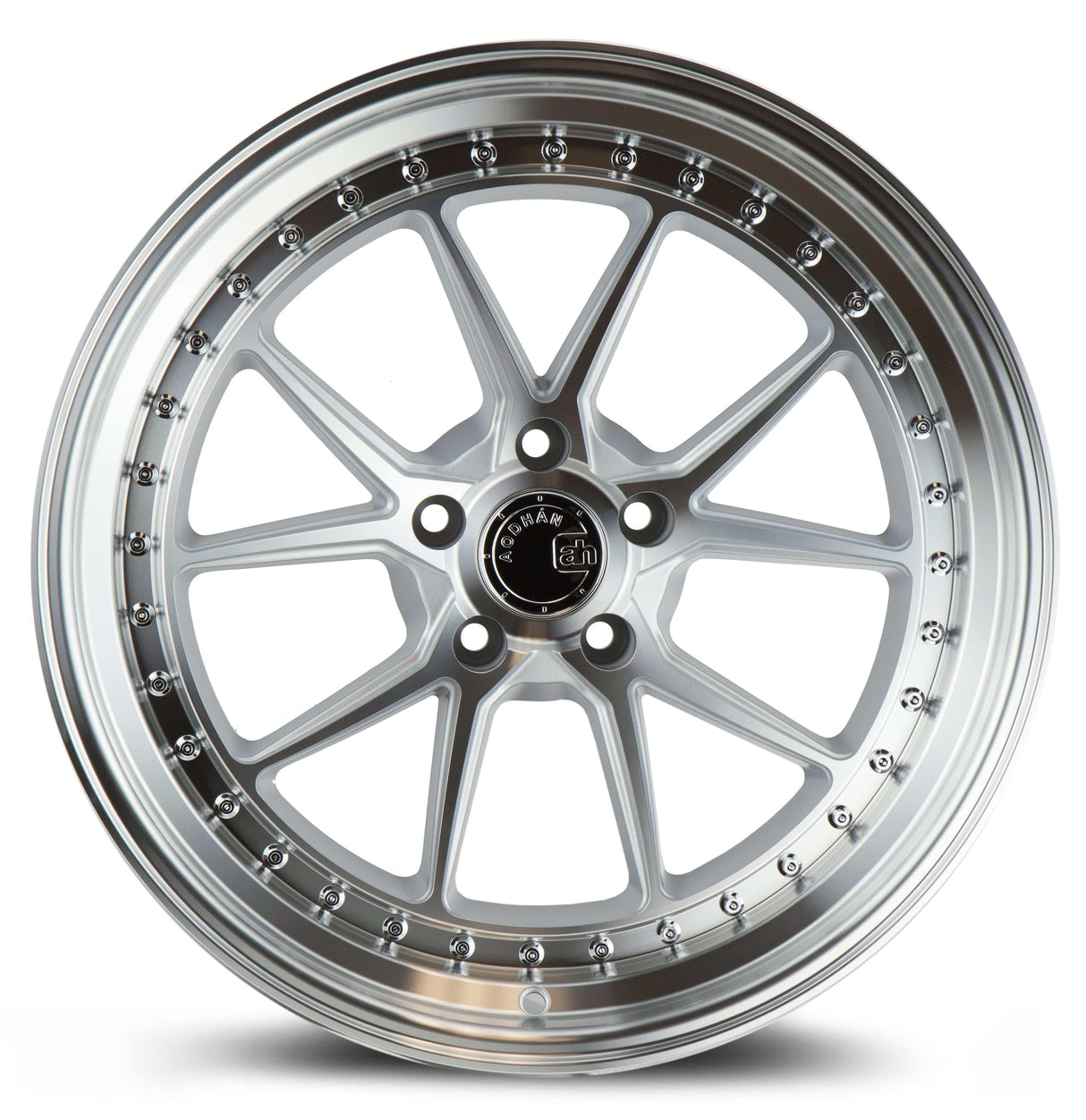 Aodhan DS08 19" 5x114.3 Silver w/Machined Face