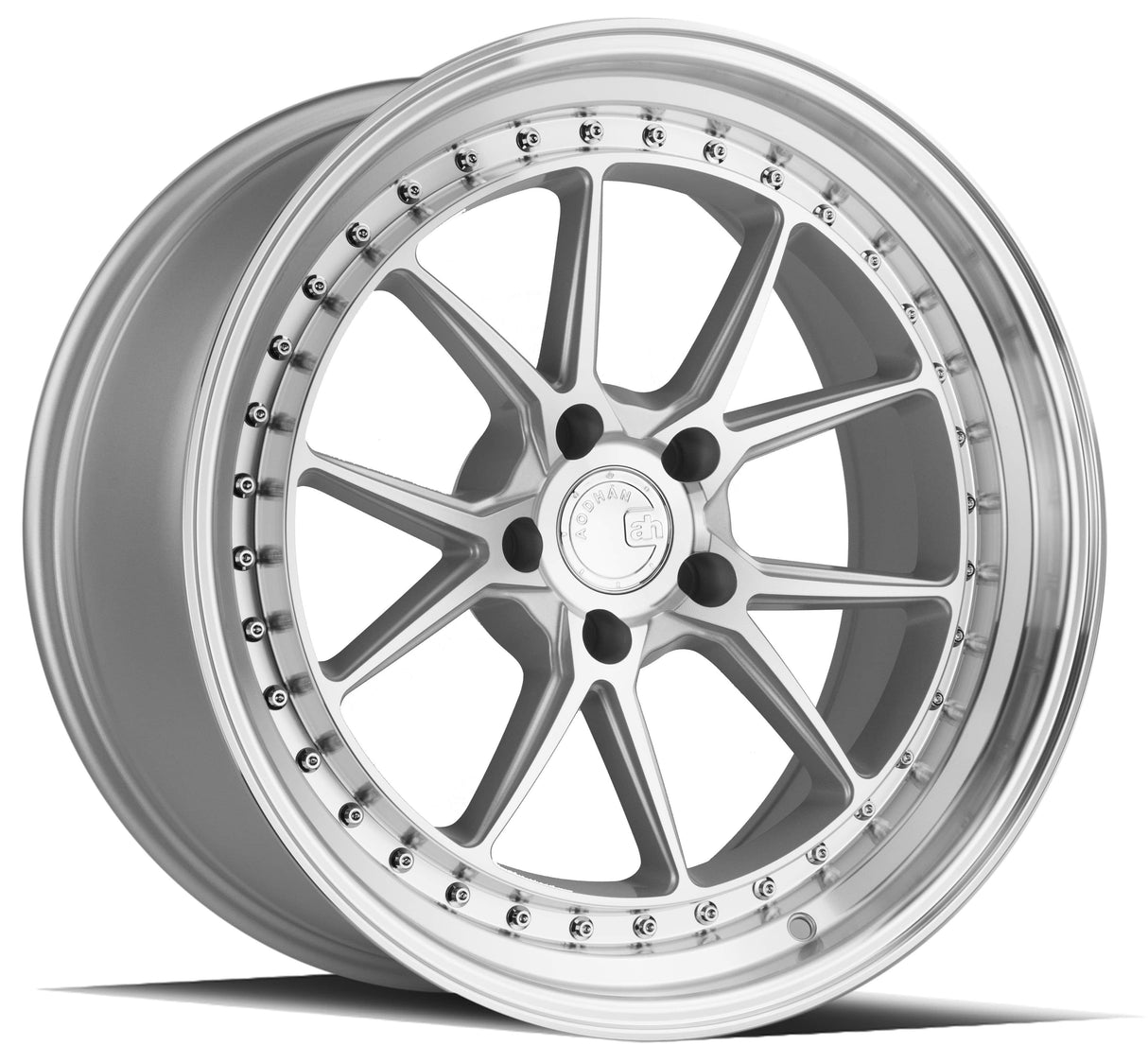 Aodhan DS08 19" 5x114.3 Silver w/Machined Face