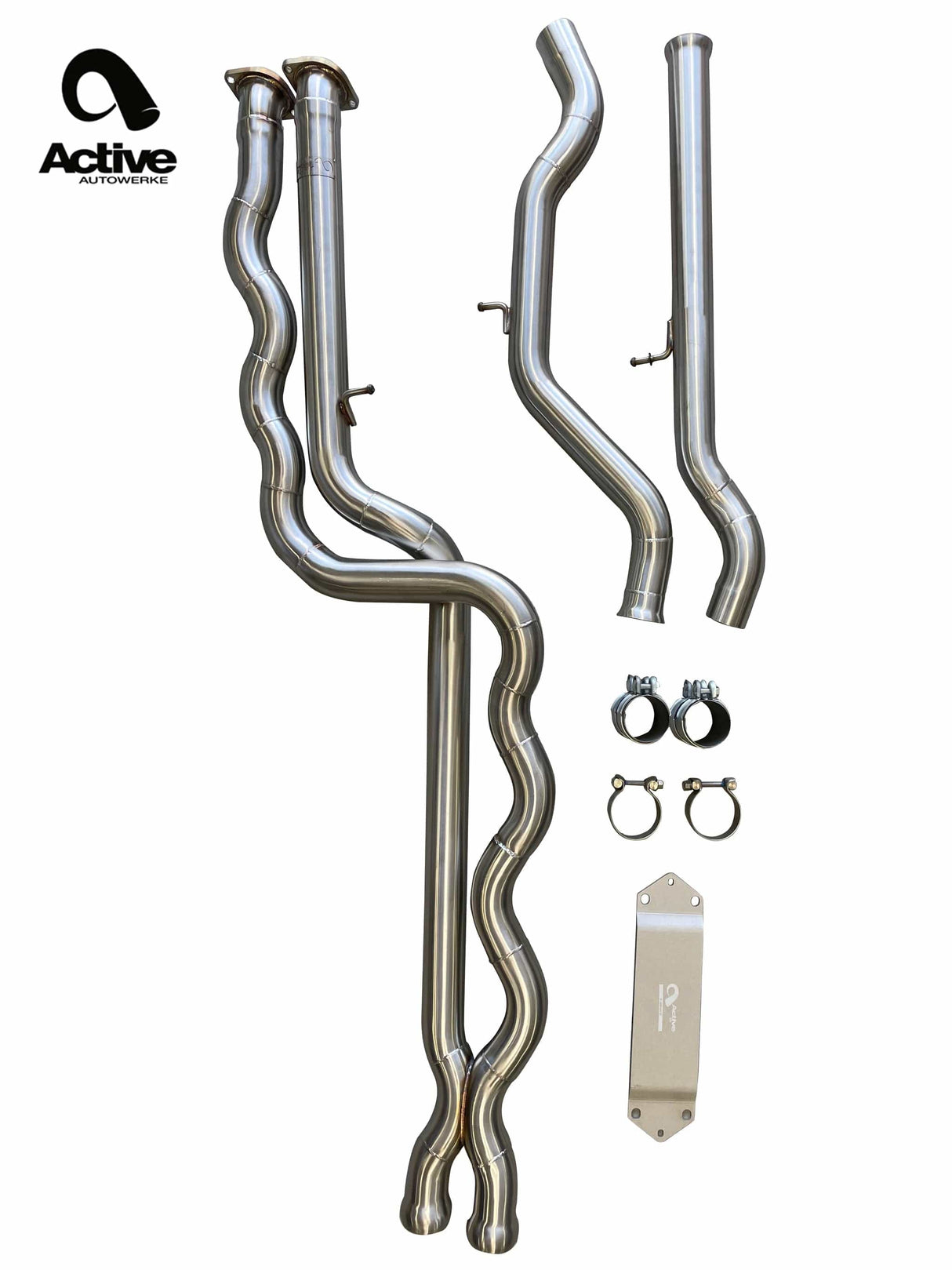 Active Autowerke Equal Length Mid Pipe Kit - 2014+ M3 / M4 (F8x)