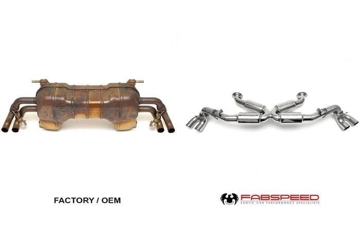 Fabspeed Supersport X-Pipe Exhaust System - Audi R8 | V8