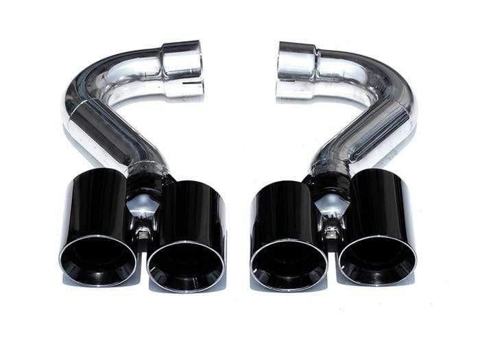 Fabspeed Quad Style Tips (Black Chrome) - Porsche 955 Cayenne S | V8