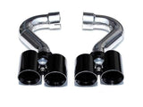 Fabspeed Quad Style Tips (Black Chrome) - Porsche 955 Cayenne S | V8