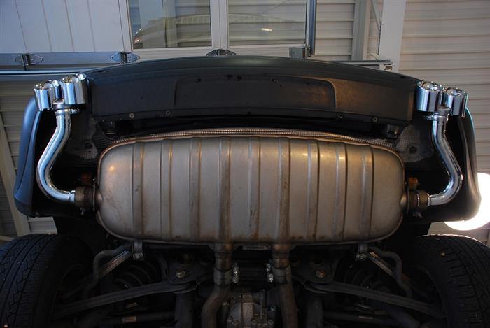 Fabspeed Quad Style Tips (Polished) - Porsche 955 Cayenne S | V8