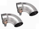 Fabspeed Slip-On Turndown Tips - Porsche Boxster | Cayman (2.5")