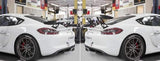 Fabspeed Wing Risers - 981 Porsche Cayman GT4