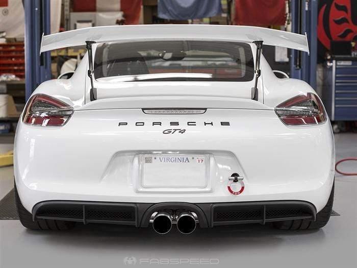 Fabspeed Wing Risers - 981 Porsche Cayman GT4