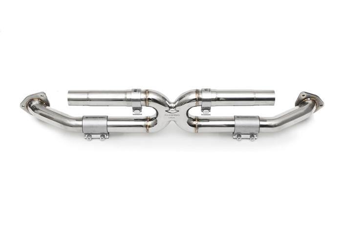 Fabspeed Center Muffler Bypass X-Pipe - Porsche 991 Carrera
