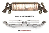 Fabspeed Center Muffler Bypass X-Pipe - Porsche 991 Carrera