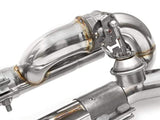 Fabspeed Valvetronic Center Muffler Bypass X-Pipe - Porsche 991 Carrera (PSE Only)