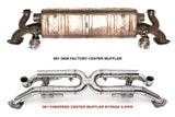 Fabspeed Valvetronic Center Muffler Bypass X-Pipe - Porsche 991 Carrera (PSE Only)