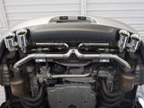 Fabspeed Valvetronic Center Muffler Bypass X-Pipe - Porsche 991 Carrera (PSE Only)