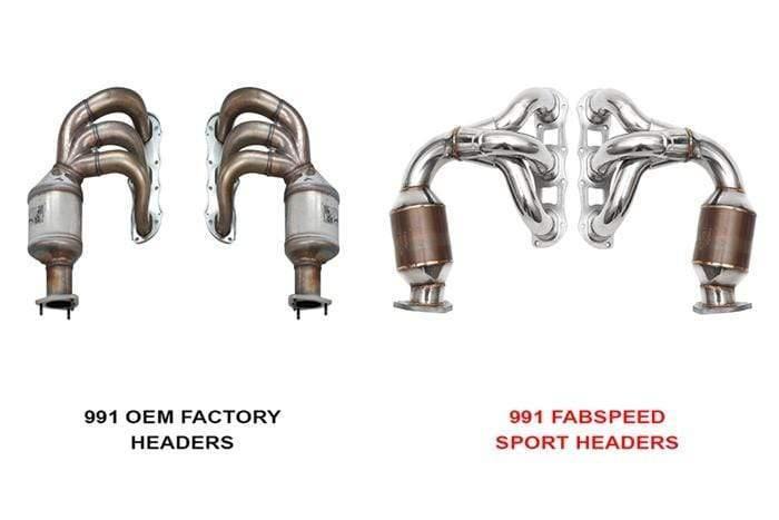 Fabspeed Sport Headers - Porsche 991 Carrera