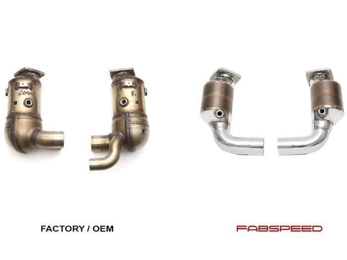 Fabspeed Sport Cat Pipes - Porsche 991.2 Carrera