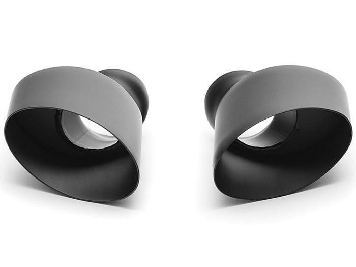 Fabspeed Single Wall Oval Tips (Black Ceramic) - Porsche 993 Turbo