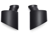 Fabspeed Single Wall Oval Tips (Black Ceramic) - Porsche 993 Turbo