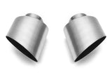 Fabspeed Single Wall Oval Tips (Brushed) - Porsche 993 Turbo