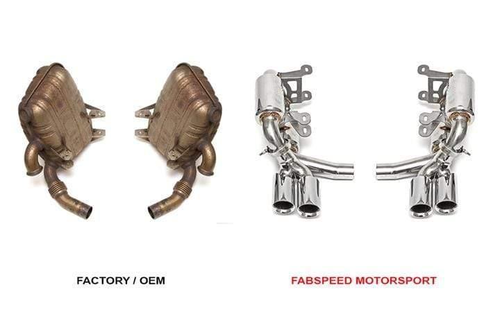 Fabspeed Supercup Exhaust System - Porsche 996 Carrera