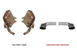 Fabspeed Muffler Bypass Pipes - Porsche 996 GT3