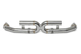 Fabspeed Center Muffler Bypass X-Pipe - Porsche 997.2 Carrera