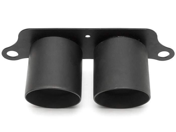 Fabspeed Deluxe Dual Style Tips (Matte Black) - Porsche 997 GT3 | GT3RS