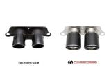 Fabspeed Deluxe Dual Style Tips (Carbon Fiber) - Porsche 997 GT3 | GT3RS