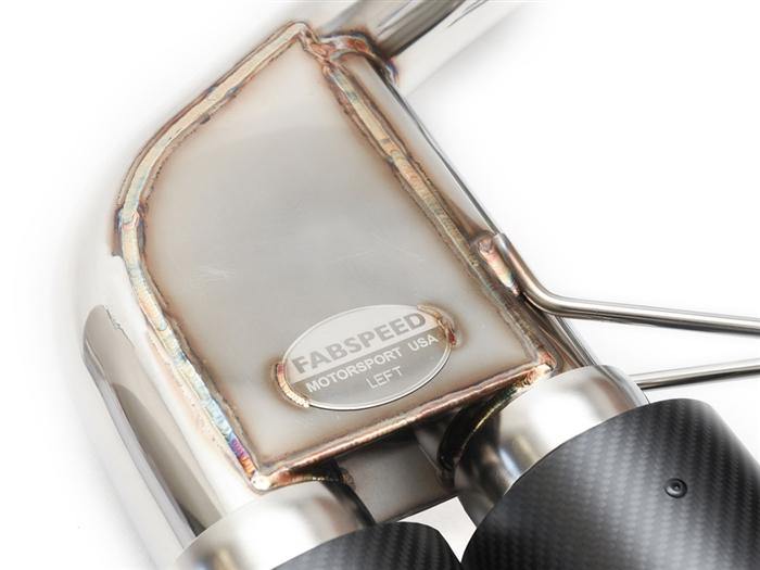 Fabspeed Rear Slip-On Sport Exhaust - Porsche 95B Macan