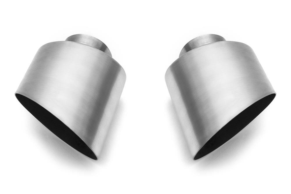 Fabspeed Single Wall Oval Tips (Brushed) - Porsche 993 Carrera