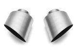 Fabspeed Single Wall Oval Tips (Brushed) - Porsche 993 Carrera
