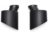 Fabspeed Single Wall Oval Tips (Black Ceramic) - Porsche 993 Carrera