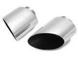 Fabspeed Single Wall Oval Tips (Polished) - Porsche 993 Carrera