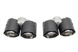 Fabspeed Deluxe Quad Style Tips (Carbon Fiber) - Porsche 997.2 Carrera