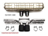 Fabspeed Center Muffler Bypass Pipes - Porsche 997.2 GT3 | GT3RS
