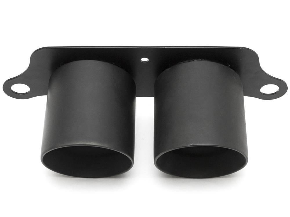 Fabspeed Deluxe Dual Style Tips (Matte Black) - Porsche 997.2 GT3 | GT3RS