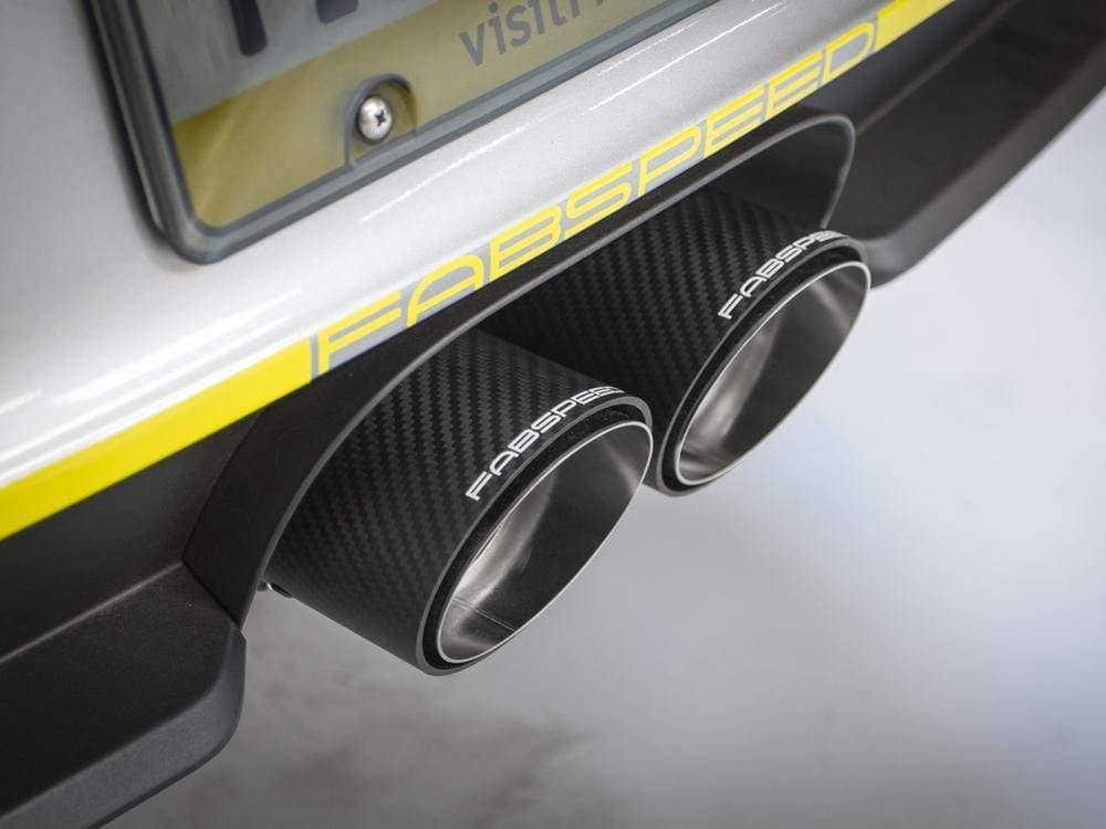 Fabspeed Deluxe Dual Style Tips (Carbon Fiber) - Porsche 991 GT3 | GT3RS