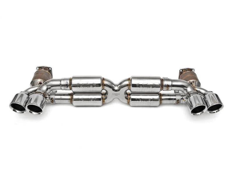 Fabspeed Supersport X-Pipe Exhaust - Porsche 991 Turbo/S - Street - Includes Sport Cats - Re-use OEM Tips